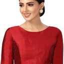 Indian Readymade Designer Party Wear Bollywood Style Choli Top Sari Blouse for Women (Large, Maroon)
