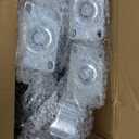 5 Inch Caster Wheels Heavy Duty with Dual-Lock Safety Brake and Rubber Tire Wheels, Heavy Duty - 400 Lbs Per Caster for Workbench, Trolley, Cabinet, Swivel Rubber Wheel 4-Packs with mounting Hardware