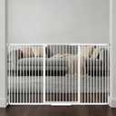 AiWMGL 40.55" Tall, 61.61-69.48 Inch Wide, 1.37" Ultra Narrow Spacing Dog Pet Baby Gate Indoor for Doorway Hallway, Pressure Mounted 62 63 64 65 66 67 68 69 Inches Wide