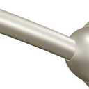 Moen Curved Adjustable Length Fixed Mount Single Shower Curtain Rod for Bathroom, Brushed Nickel Finish, CSR2160BN