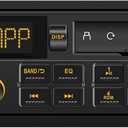 Bluetooth Retro Car Stereo Receiver - Single Din European Classic Look Radio for 80s Car - AM FM Pre-Amp 2 Subwoofer Outputs USB SD AUX Type-C PD3.0 Fast Charge EQ SWC