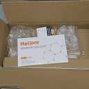 Garage Hexagon Lights, 42W 6500K Higher Brightness Hex Garage Lights, Plug and Play, Lightweight DIY Assembly Hexagonal Light for Car Detailing Auto Beauty Shop Decor