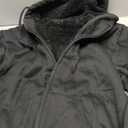 Men's Fleece Sherpa Lined Hoodies Heavyweight Full Zip Thick Hooded Jacket Winter Warm Athletic Sweatshirt (Medium, Black)