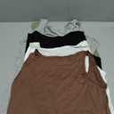 BQTQ 5 Pack Women's Tank Tops Square Neck Sleeveless Ladies Tank Top Undershirts, M