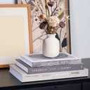 Decorative Books for Home Decor, Set of 3 Sizes Faux Books, Book Decor for Living Room, Office, Bookshelf, Coffee Table Decoration, Modern Stacked Display