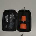 Mini Electric Screwdriver Set,Hillyfe 2500mAh Electric Screwdriver Cordless with LED Light, 13 Magnetic Bits, Extension Rod, Gloves, Storage Case,for Furniture/Electrical Repairs,Red