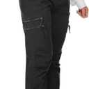Cargo Hiking Pants for Women Tactical Baggy Pants Women's Casual Y2K with 6 Zipper Pockets No Belt (Black) 16