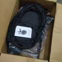 ​JXMIYACOO 4-Wheel Cat Stroller for 2-3 Pets, Lightweight Foldable Travel Carrier with 7" Wheels - Black, 3-in-1 Design for Outdoor Adventures