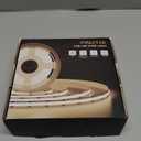 PAUTIX COB LED Strip Lights with RF Remote,UL Listed Dotless LED Lights Dimmable 3000K Warm White,Super Bright 32.8ft Flexible 24V LED Tape Light,for Kitchen Cabinets,Bed,Office Stairs Indoor Lighting