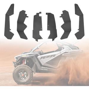 HAKA TOUGH Mud Flaps & Rear Wheel Well Block Offs for Polaris RZR Pro XP Accessories 2020-2024, Front and Rear Mud Guard & Chassis Guard for RZR PRO R/RZR Turbo R Accessories,6 PCS HAKA TOUGH Mud Flaps & Rear Wheel Well Block Offs for Polaris RZR Pro XP Accessories 2020-2024, Front and Rear Mud Guard & Chassis Guard for RZR PRO R/RZR Turbo R Accessories,6 PCS