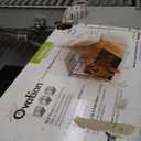 MidWest Homes for Pets Intermediate Ovation Single Door Folding Dog Crate, 36-Inches, Space-Saving Patented Up & Away Door, Leak-Proof Pan, Divider Panel, Black (37.3"L x 23.0"W x 25.0"H)