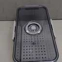 Bread Box Bread Boxes for Kitchen Counter Airtight, Time Recording Bread Storage Container with Lid, Bread Keeper for Homemade Bread, Toast, Bagel, Donut and Cookies, Grey