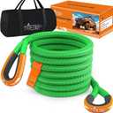 1-1/8'' x 20ft Kinetic Recovery Rope, 40980lbs Tow Strap Heavy Duty Offroad Recovery Kit, Towing Strap for Trucks, Jeep, Vehicle, UTV, ATV, SUV (Silver)