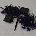 Oopswow Halloween Decor Spider String Lights, Solar String Light,2PACK 20ft 30 LED Outdoor Decorative Lights for Patio, Garden, Gate, Yard, Halloween Christmas Decoration (2Pack,Spider)