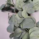 Eucalyptus Wreaths for Front Door 22", Handmade Green Leaves Wreath for Summer, Spring and All Seasons, Greenery Floral Wreath for Wall and Outside