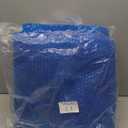 Amylove 8 x 8 ft Pool Hot Tub Solar Cover, 16 Mil Heavy Duty Trimmable Floating Thermal Blanket Spa Bubble Cover for Hot Tub Inground Pools Swimming Insulating Solar Heating