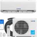Mini Split Air Conditioner 9000 BTU with 18.5 SEER2 Efficiency, Smart Split Unit AC Cooling/Heating Up to 450 Sq.Ft, Inverter Tech Ductless Air Conditioner with WiFi & Remote Control