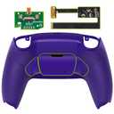 eXtremeRate Galactic Purple Rubberized Grip Programable Rise 2.0 Remap Kit for PS5 Controller BDM 010 & BDM 020, Upgrade Board & Redesigned Back Shell & Back Buttons for PS5 Controller