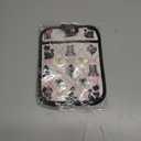 Coquette Bow Halloween Black Cat Pot Holders with Pockets, Preppy Pink Floral Witchy Halloween Oven Pot Holders Heat Resistant Oven Mitts Hot Pads for Kitchen Baking Cooking, Set of 2