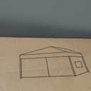 10 ft. x 10 ft. Dark Blue Pop-Up Outdoor Canopy Tent, 3 Adjustable Height with Ropes, 4 Stakes for Garden, Camping