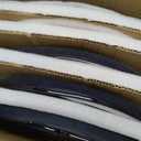 Pokini Stoneware Dinnerware Sets for 8, 32Pcs Ceramic Plates and Bowls Sets