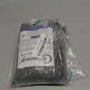 Chyhomenyc Bennet 2-Panel Olive Green Kitchen Curtains - 36 Inch Length, Faux Linen Textured Small Cafe Style, Light Filtering Short Window Curtains for Bathroom, Basement - 30x36 Inch