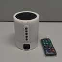 Alarm Clock Bluetooth Speaker, Night Light White Noise Machine Touch Bedside Lamp with Alarm Clock for Kids Multi-Color Changing Night Light Xmas Gifts for Teenage Girls Boys Women Teen Girl Gifts