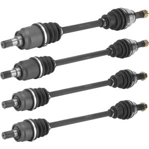 Youxmoto CV Axle Front + Rear Fit for Honda Pioneer 700 700-4 2014 2015 2016 2017 2018 2019 2020 2021, Drive Half Shaft, for 44350-HL3-A02, 44320-HL3-A01, 44220-HL3-A01 (4*Full Set Axles)