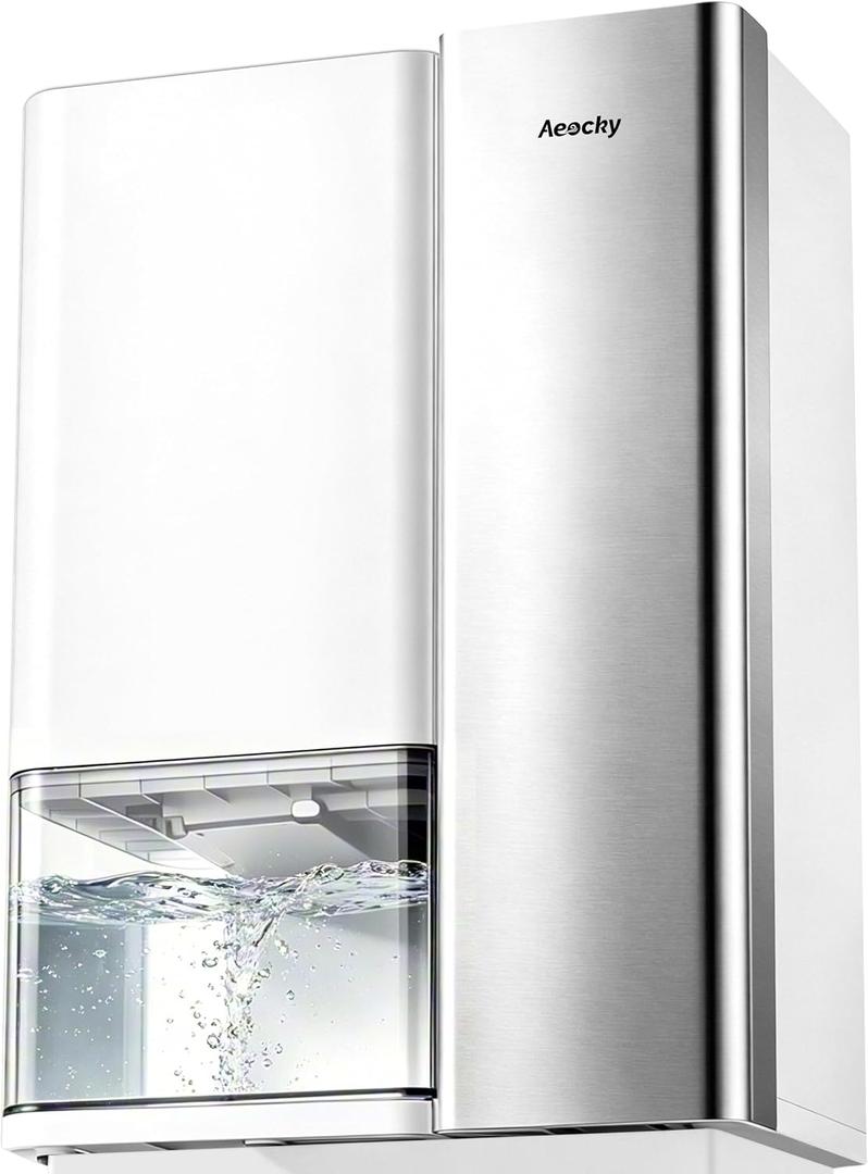 Small Dehumidifier with 64oz Water Tank,Next-Gen Thermoelectric Tech | Dehumidifier with Drain Hose for Small Space (Not for Basement),for Bedroom,Bathroom,Closet,RV,Timer,Smart Humidistat,Quiet