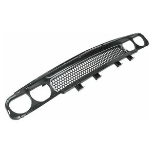 For 2008-2014 Front Bumper Grille Black w/Chrome Trim Molding，Replacement for Dodge Challenger OEM