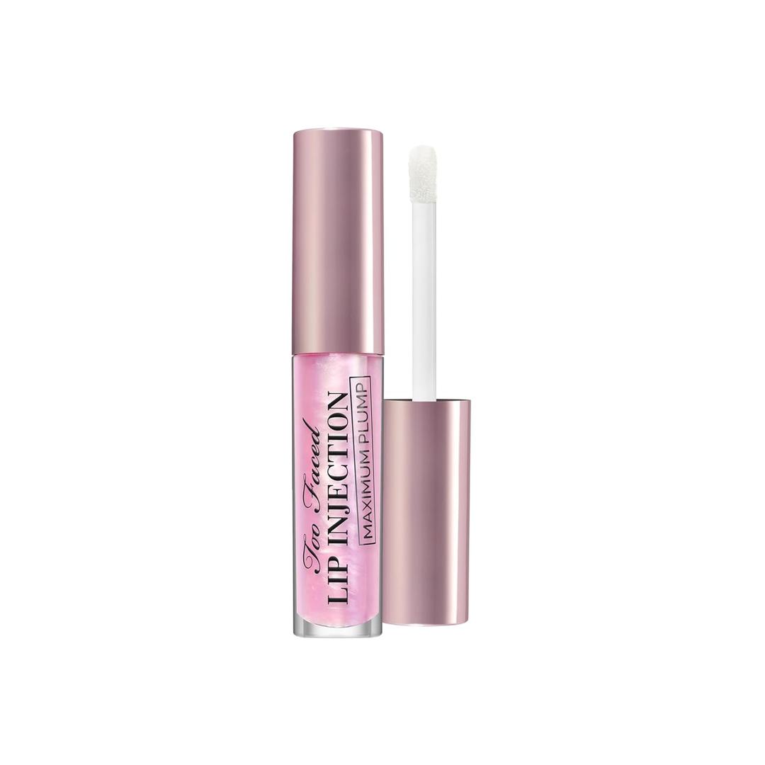 Too Faced Lip Injection Maximum Plump Extra Strength Lip Plumper Gloss | Hydrating + Plumping (01 Original)