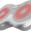 Homedics Dual Shiatsu Foot Massager with Heat, Deep-Kneading Massage, Pain Relief and Muscle Recovery, Relaxes Feet, Toe-Touch Controls, Soft Mesh Fabric, Portable for Home and Office
