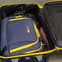 Rockland Fashion Softside Upright Luggage Set, Navy, 2 Piece (19"/14" Tote)