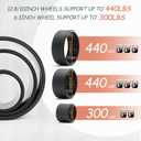 Back Roller, Foam Roller for Neck & Back Pain Relief, Yoga Wheel for Deep Tissue Muscle Massage, High Density Foam Tool for Physical Therapy, Stretching & Exercise(3 Pack)