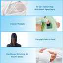 Commollis Sun Protection Clothing Women - Long Sleeve Zip Up Hoodie Women for Running, Athletic Hiking Jacket Sun Shirt (Green, L)