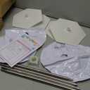 YALLOVE Balloon Column Stand Kit Set of 4, 7 Feet Height Adjustable Balloon Tower Pillar with Reusable Metal Telescopic Design for Birthday, Wedding, Baby Shower, Graduation Party Decoration