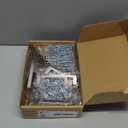 Ravinte 30 Pack Solid 3 Inch Square Cabinet Handles - Brushed Nickel Pulls for Drawers and Kitchen Cabinets - Hardware Handles (3" Hole Center)