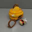 Baby Toys 6-12 Months - Beehive Infant Toy with 5 Sensory Bees Stuffed Animals, Crinkle, Rattle, Mirror & Music, Montessori Toys for 6 7 8 9 10 11 12 Month Old Baby Boys Girls Birthday Christmas Gift