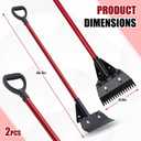 2 Pack Shingle Remover Tool, 46.5 Inch Roofing Shovel