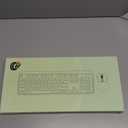 FD Wireless Keyboard and Mouse Combo | Cute Colorful Keyboard and Mouse with 2.4GHz Cordless Retro Typewriter Keyboard | Auto-Sleep | USB Receiver for Windows PC/Laptop - Black Purple Gradient