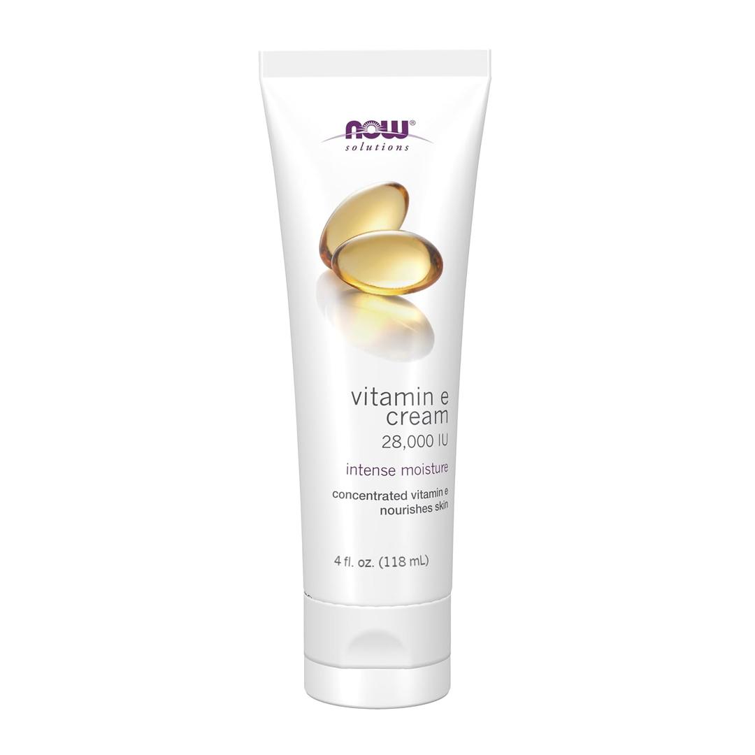 Now Solutions, Vitamin E Cream 28,000 IU, Intense Moisture, 4 fl. oz