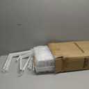 PXRACK Under Sink Organizer, Adjustable Height, 2-Pack 2 Tier Pull Out Under Cabinet Organizer, Slide Out Thickened Metal Under Sink Storage for Kitchen Bathroom Laundry Pantry Cabinet, L, White