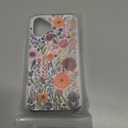 Compatible for iPhone 16 Plus Case Cute with Card Holder Shockproof Slim Slot Phone Wallet Cover for Women/Watercolor Summer Blooming Floral Flower Meadow Natural