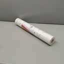 High-End Deerskin Velvet Aluminum Foil Vertical Stripes Peel and Stick Wallpaper Bedroom TV Backdrop Wall 3D Wallpaper (Silver White self-Adhesive Version 9361)