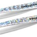 Tweezerman Hollygraphic Micro Mini Slant & Point Tweezer Set - Eyebrow Tweezers for Women and Men