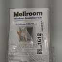 Window Insulation Kit 63inX63in(160X160cm) for Winter Keep Cold Out,cuttable Transparent Film 180 Thickness,Easy to Open for Ventilation,Reusable Plastic Clear Window wrap