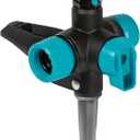 Gilmour Heavy Duty Circular Water Sprinkler with Spike Base, Rotating Sprinkler Head with Adjustable Spray Pattern, Lawn Sprinkler for 5800 Sq Ft Coverage