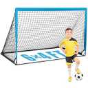KTRIO 6x4 ft Soccer Goal for Backyard, Portable Soccer Net, Large Foldable Soccer Goals with Carry Bag for Kids Youth Teens Sports