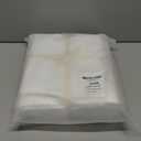 JIYUAN California King Duvet Cover Set, 3-Piece - 100% Washed Cotton, Linen-Like Soft & Breathable with Zipper Closure, Includes 104x98 Inch Cover & 2 Pillowcases, Solid Bright White