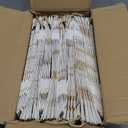 Tenceur 40 Pcs Bulk Wine Gift Bags with Handles - Gold Foil Champagne Bottle Bags for Christmas, Birthday, Wedding, Thanksgiving Parties - 13.58 x 3.74 x 3.54 Inch